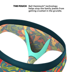 The Leaf Peeps | Naughty Leaves Ball Hammock® Pouch Underwear Briefs - Shinesty