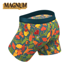 The Leaf Peeps | Naughty Leaves Ball Hammock® Magnum Big Pouch Underwear - Shinesty