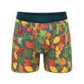 The Leaf Peeps | Naughty Leaves Ball Hammock® Magnum Big Pouch Underwear - Shinesty