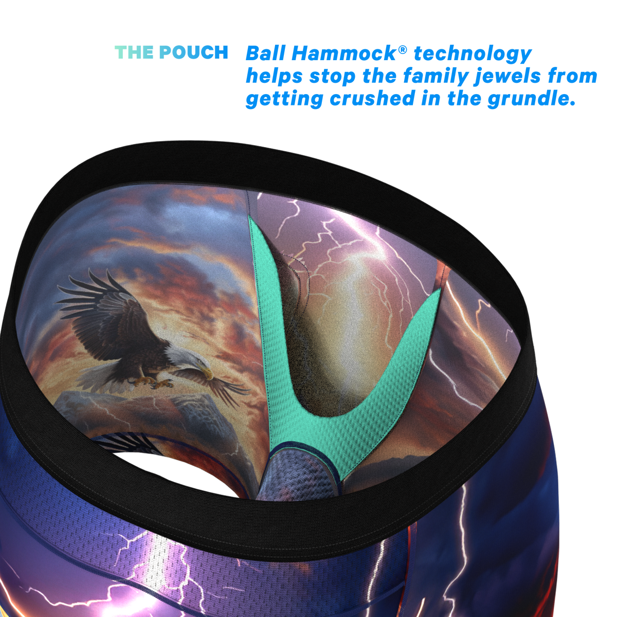 The Lightning Rod | Eagle Lightening paradICE™ Cooling Ball Hammock® Underwear - Shinesty