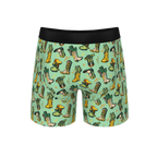 The Line Dance | Cowboy Boots Ball Hammock® Pouch Underwear With Fly - Shinesty