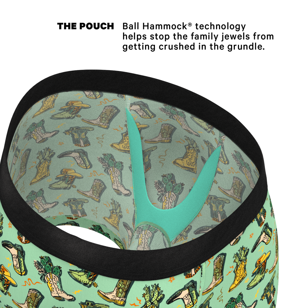 The Line Dance | Cowboy Boots Ball Hammock® Pouch Underwear - Shinesty