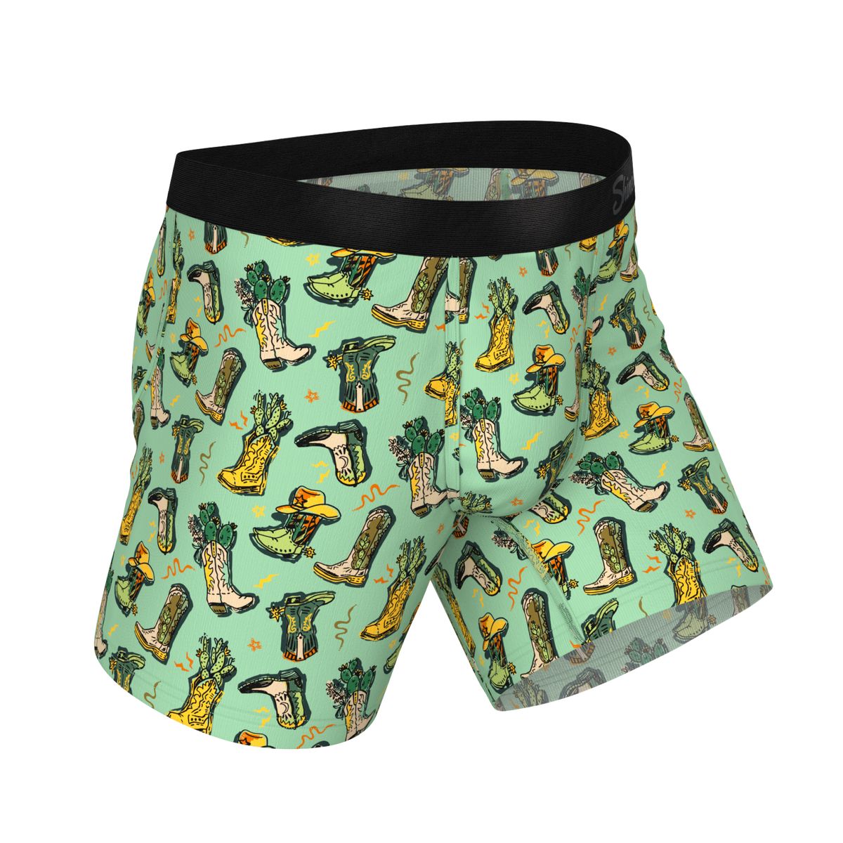 The Line Dance | Cowboy Boots Ball Hammock® Pouch Underwear - Shinesty