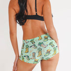 The Line Dance | Cowboy Boots Modal Boyshort Underwear - Shinesty