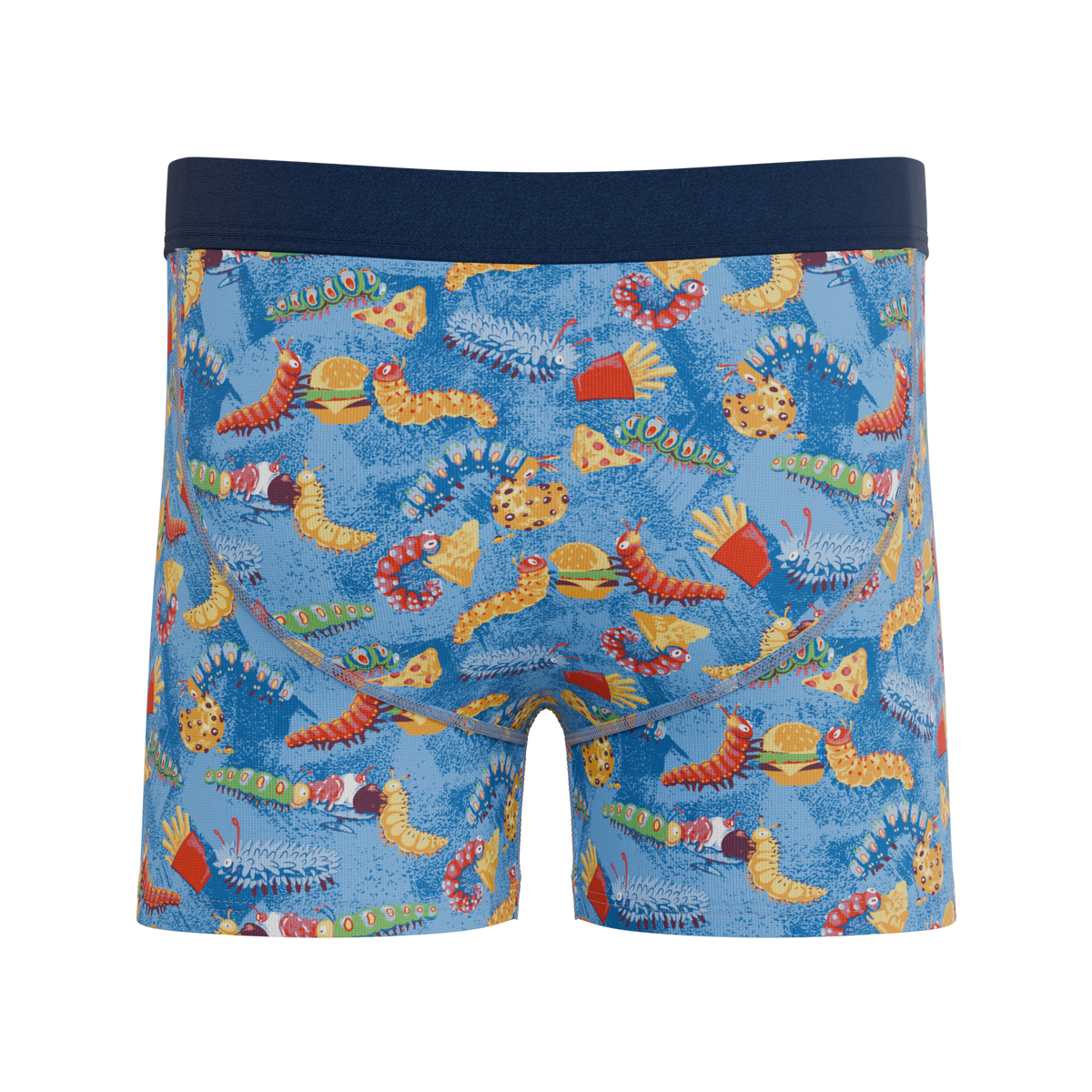 The Little Nibbles | Junk Food Caterpillars Youth Boxer Briefs - Shinesty