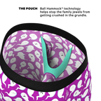 The Little Swimmers | Ghost Print Ball Hammock® Boxer - Long Leg - Shinesty