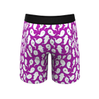 The Little Swimmers | Ghost Print Ball Hammock® Boxer - Long Leg - Shinesty