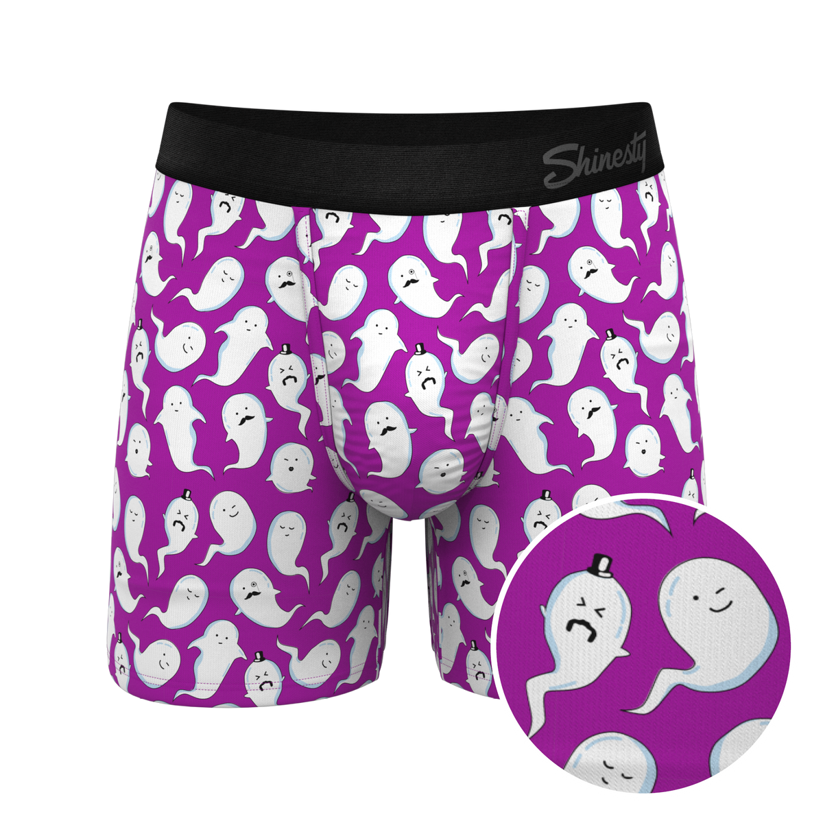 The Little Swimmers | Ghost Print Ball Hammock® Pouch Underwear - Shinesty