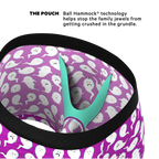 The Little Swimmers | Ghost Print Ball Hammock® Pouch Underwear - Shinesty