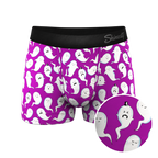 The Little Swimmers | Ghost Print Ball Hammock® Pouch Trunks Underwear - Shinesty