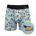 The Lovely Wiener | Wiener Dogs Ball Hammock® Pouch Underwear With Fly - Shinesty