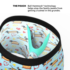 The Lovely Wiener | Wiener Dogs Ball Hammock® Pouch Underwear With Fly - Shinesty