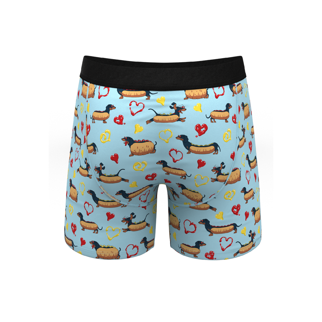 The Lovely Wiener | Wiener Dogs Ball Hammock® Pouch Underwear With Fly - Shinesty
