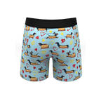 The Lovely Wiener | Wiener Dogs Ball Hammock® Pouch Underwear With Fly - Shinesty
