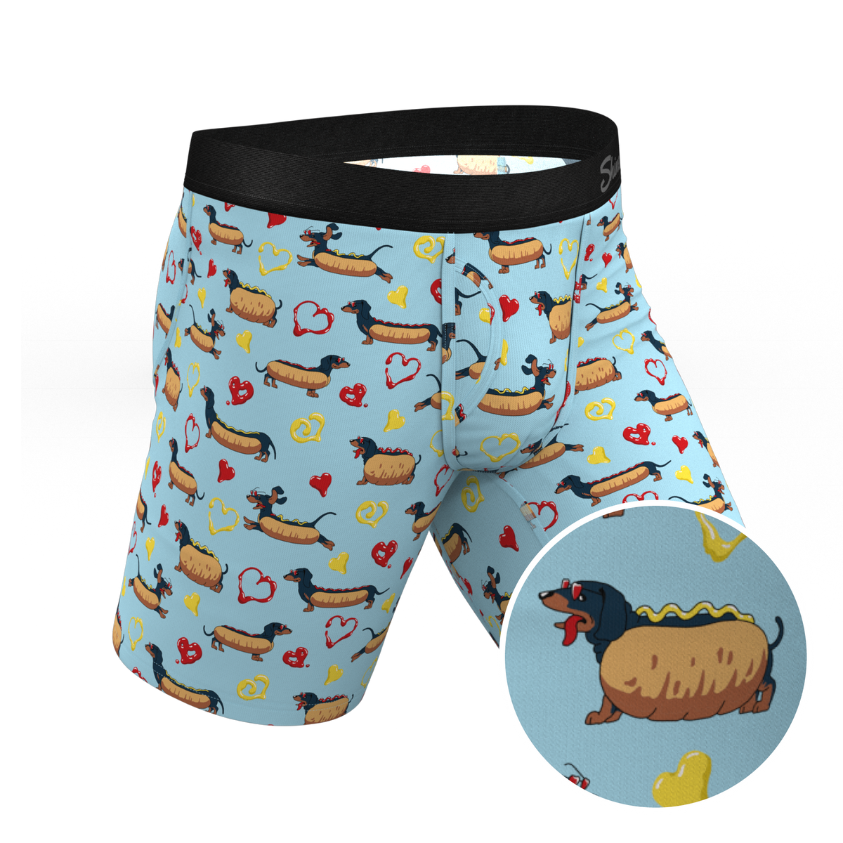 The Lovely Wiener | Wiener Dogs Ball Hammock® Boxer - Long Leg - Shinesty
