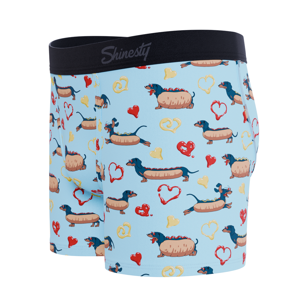 The Lovely Wiener | Wiener Dogs Youth Boxer Briefs - Shinesty