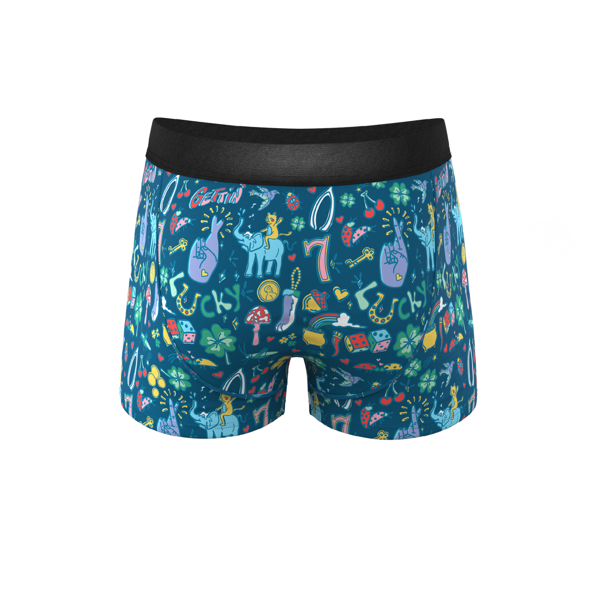 The Lucky Duck | Lucky Symbols Ball Hammock® Pouch Trunks Underwear - Shinesty