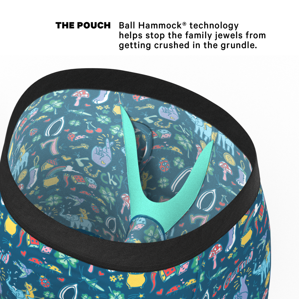 The Lucky Duck | Lucky Symbols Ball Hammock® Boxer - Long Leg - Shinesty