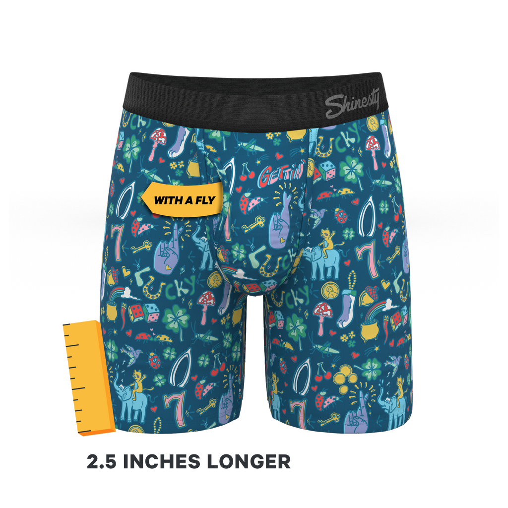The Lucky Duck | Lucky Symbols Ball Hammock® Boxer - Long Leg - Shinesty