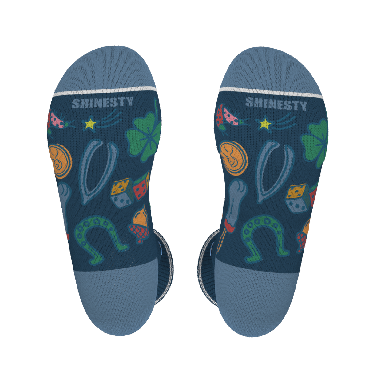 The Lucky Duck | Lucky Symbols Heel Hammock™ Crew Socks - Shinesty