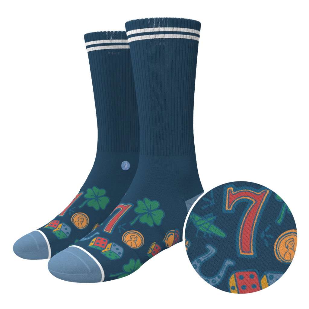 The Lucky Duck | Lucky Symbols Heel Hammock™ Crew Socks - Shinesty