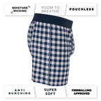 The Mad for Plaid | Navy Gingham Boxers - Shinesty