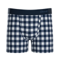 The Mad for Plaid | Navy Gingham Youth Boxer Briefs - Shinesty
