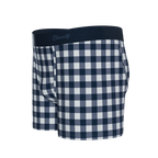 The Mad for Plaid | Navy Gingham Youth Boxer Briefs - Shinesty