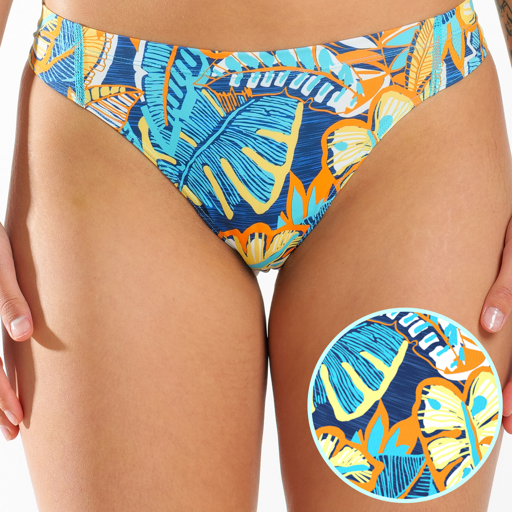 The Mahalo | Blue Tropical paradICE™ Cooling Thong - Shinesty