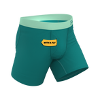 The Maldives | Teal Ball Hammock® Pouch Underwear With Fly - Shinesty