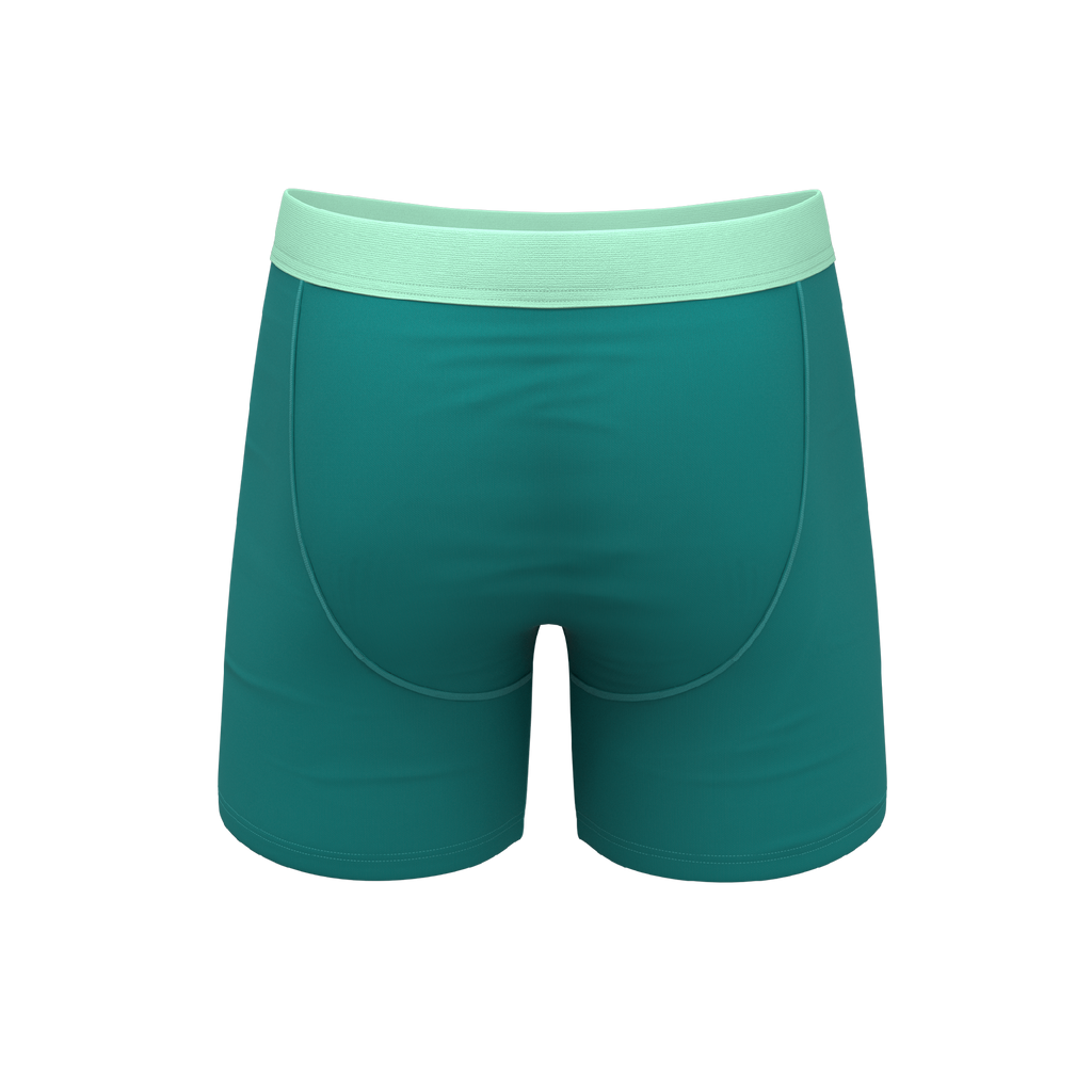 The Maldives | Teal Ball Hammock® Pouch Underwear With Fly - Shinesty