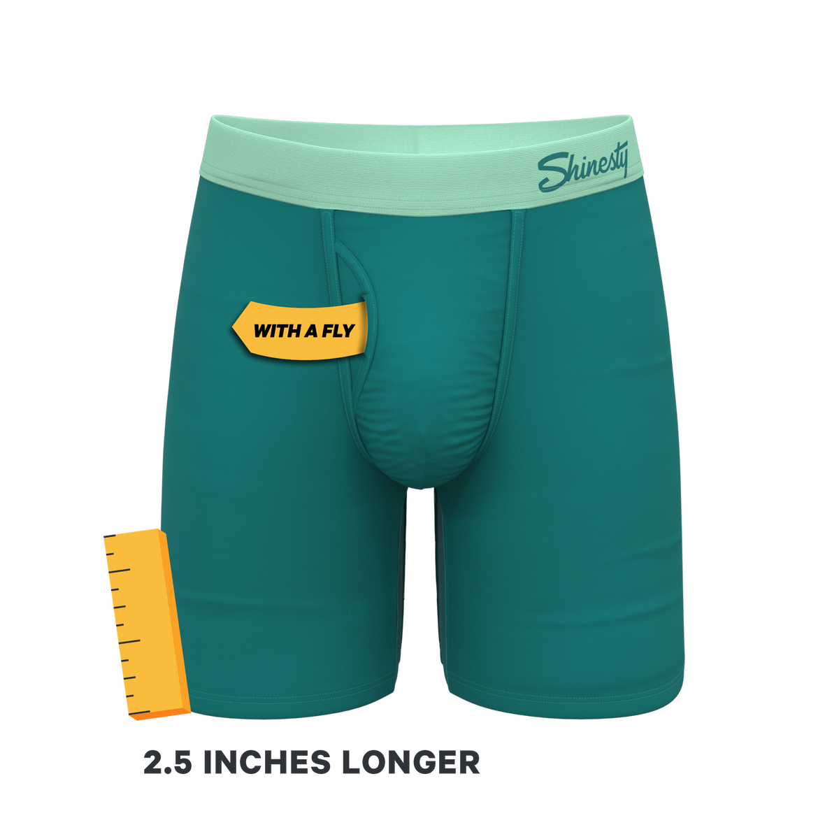 The Maldives | Teal Ball Hammock® Boxer - Long Leg - Shinesty