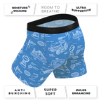The Man With A Plan | Blueprint Ball Hammock® Pouch Underwear - Shinesty
