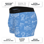The Man With A Plan | Blueprint Ball Hammock® Pouch Trunks Underwear - Shinesty