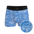 The Man With A Plan | Blueprint Ball Hammock® Pouch Trunks Underwear - Shinesty
