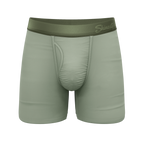 The Manzanilla | Olive Green Ball Hammock® Pouch Underwear With Fly - Shinesty