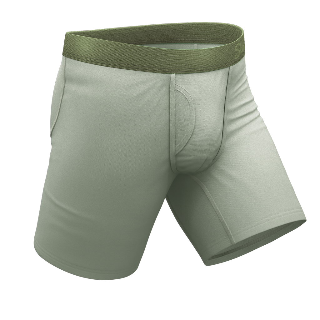 The Manzanilla | Olive Green Ball Hammock® Boxer - Long Leg - Shinesty
