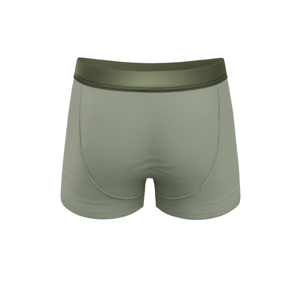 The Manzanilla | Olive Green Ball Hammock® Pouch Trunks Underwear - Shinesty
