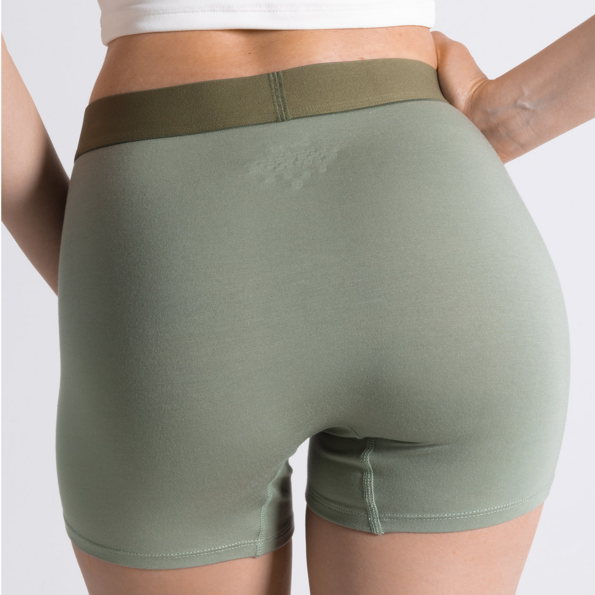 The Manzanilla | Olive Green Women’s Boxers - Shinesty