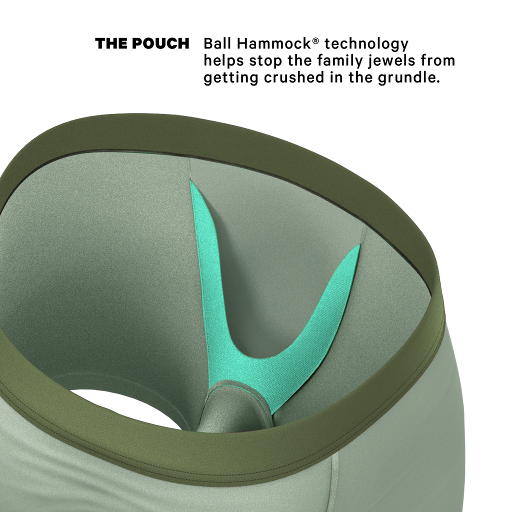 The Manzanilla | Olive Green Ball Hammock® Pouch Underwear - Shinesty