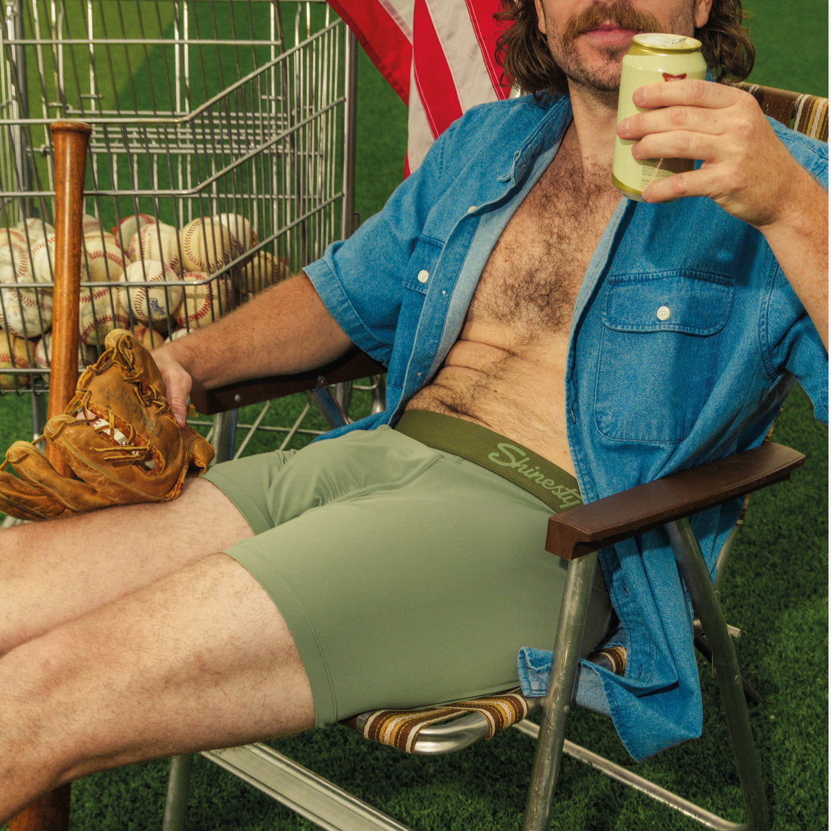 The Manzanilla | Olive Green paradICE™ Cooling Ball Hammock® Underwear - Shinesty