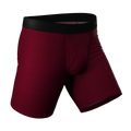 The Mars Landing | Red Space Dye Ball Hammock® Boxer - Long Leg - Shinesty