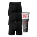 The Zero Shades of Grey | Ball Cream and Ball Hammock® Pouch Underwear With Fly 3 Pack - Shinesty