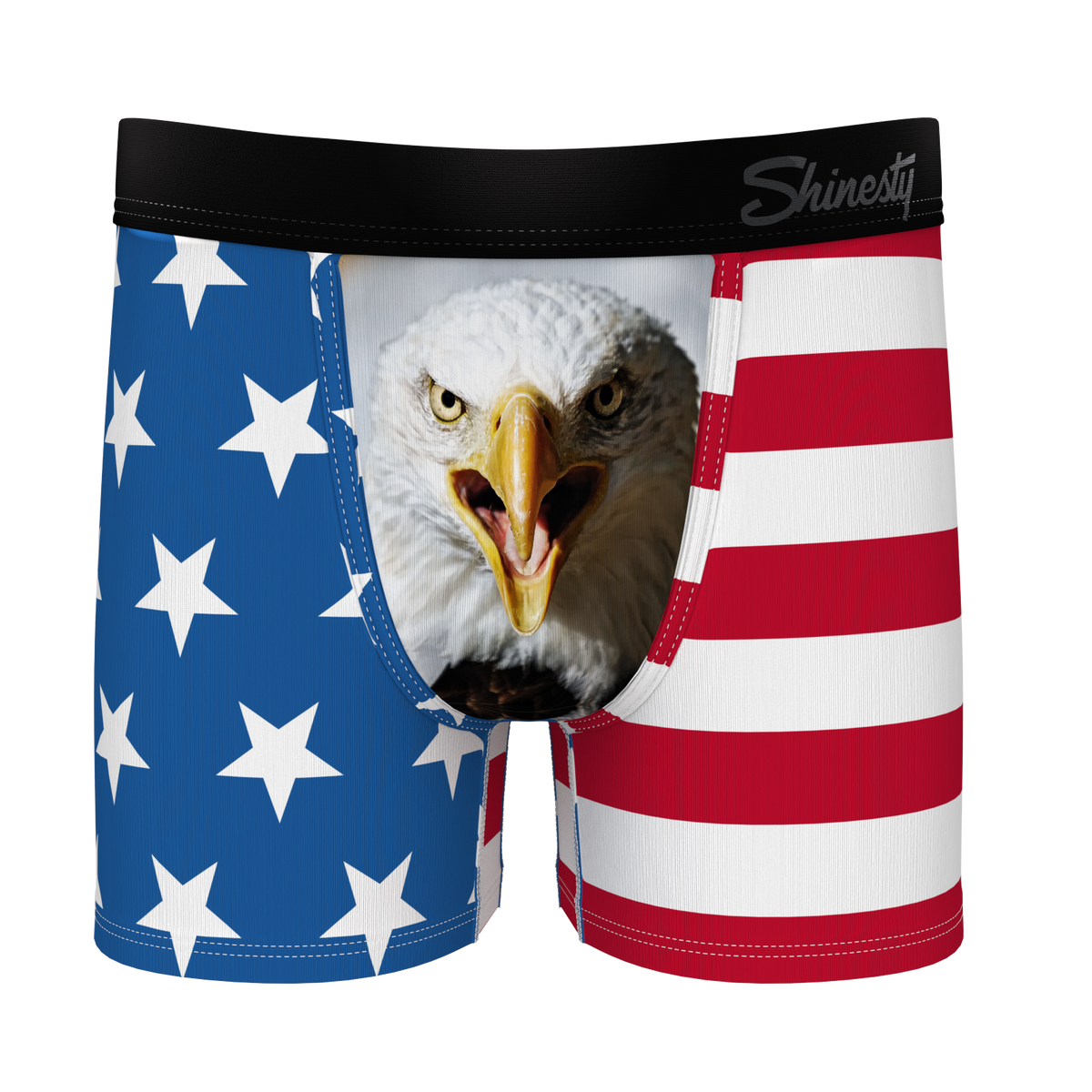The Mascot | American Flag Youth Boxer Briefs - Shinesty