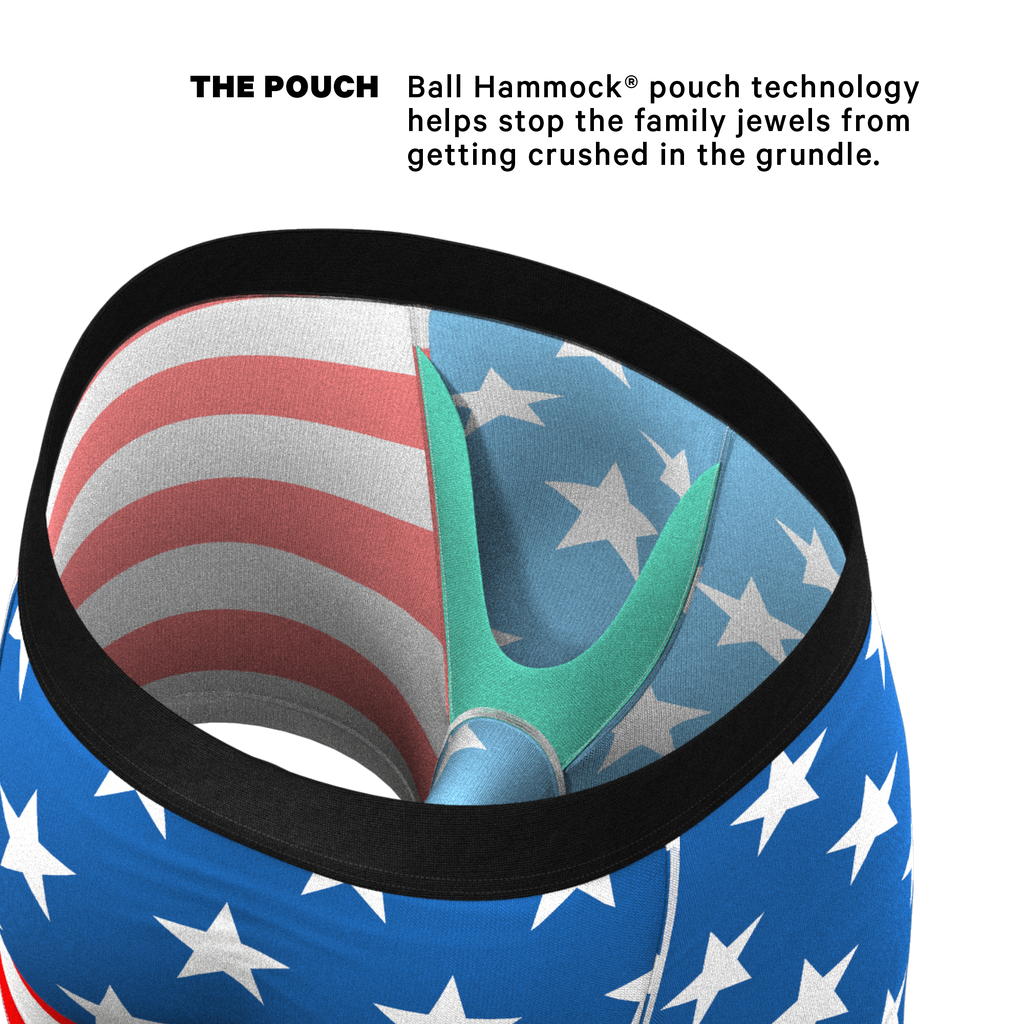The Mascot | American Flag Ball Hammock® Pouch Underwear - Shinesty