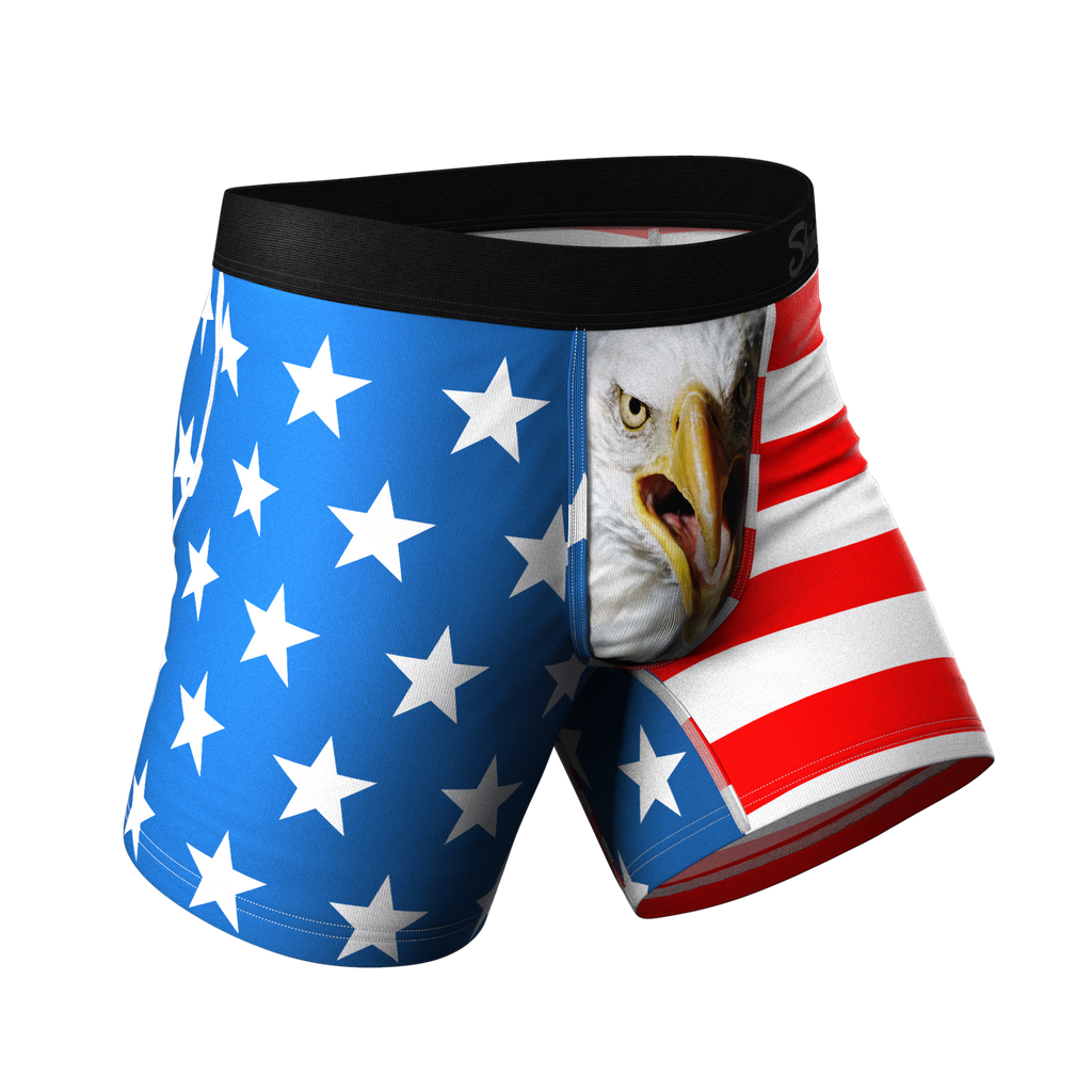 The Mascot | American Flag Ball Hammock® Pouch Underwear - Shinesty