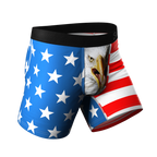 The Mascot | American Flag Ball Hammock® Pouch Underwear - Shinesty