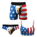 Let Freedom Ring | The Mascot Cheeky Undies, Bralette and Ball Hammock® Boxer Pack - Shinesty