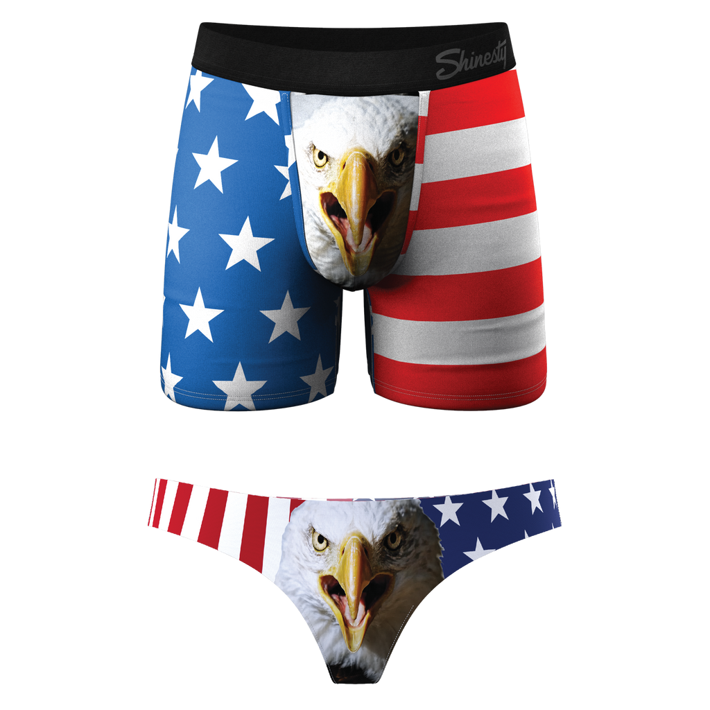 The Patriotic Pair | American Ball Hammock® and Thong Pack - Shinesty