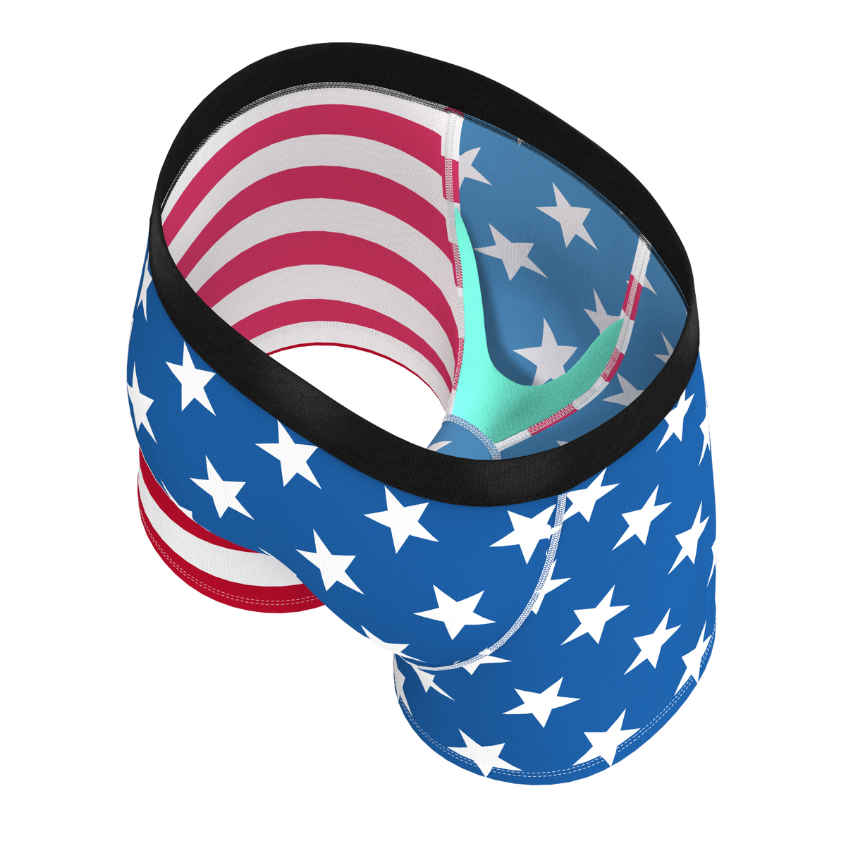 The Mascot | American Flag Youth Boxer Briefs - Shinesty